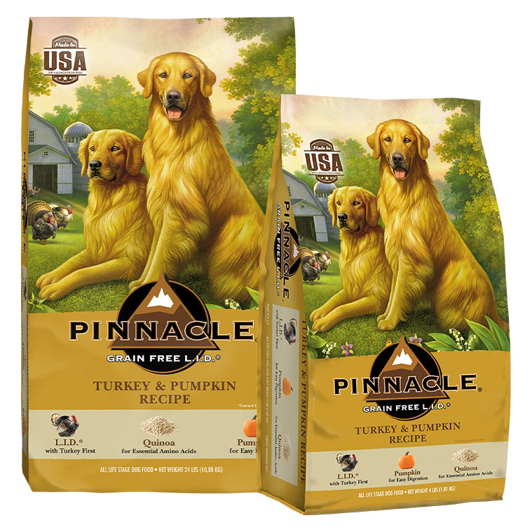 Pinnacle turkey and discount pumpkin dog food